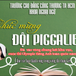 Chúc mừng đội piggalien vào vòng chung kết khu vực cuộc thi olympic tiếng anh toàn quốc năm 2021