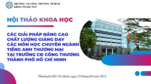 HỘI THẢO KHOA HỌC CẤP KHOA NĂM HỌC 2022-2023