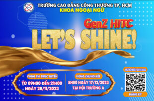 THÔNG BÁO TỔ CHỨC CUỘC THI TIẾNG ANH “GenZ HITC – LET’S SHINE!”