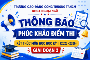 THÔNG BÁO PHÚC KHẢO ĐIỂM THI KTMH-HKII 25-26-GD 2
